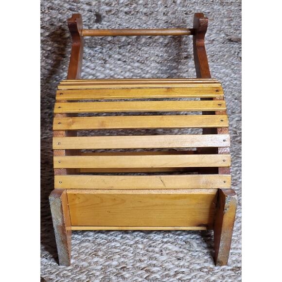 Vintage Goose Duck Magazine Wood Rack Home Decor Country Farmhouse - Picture 4 of 7